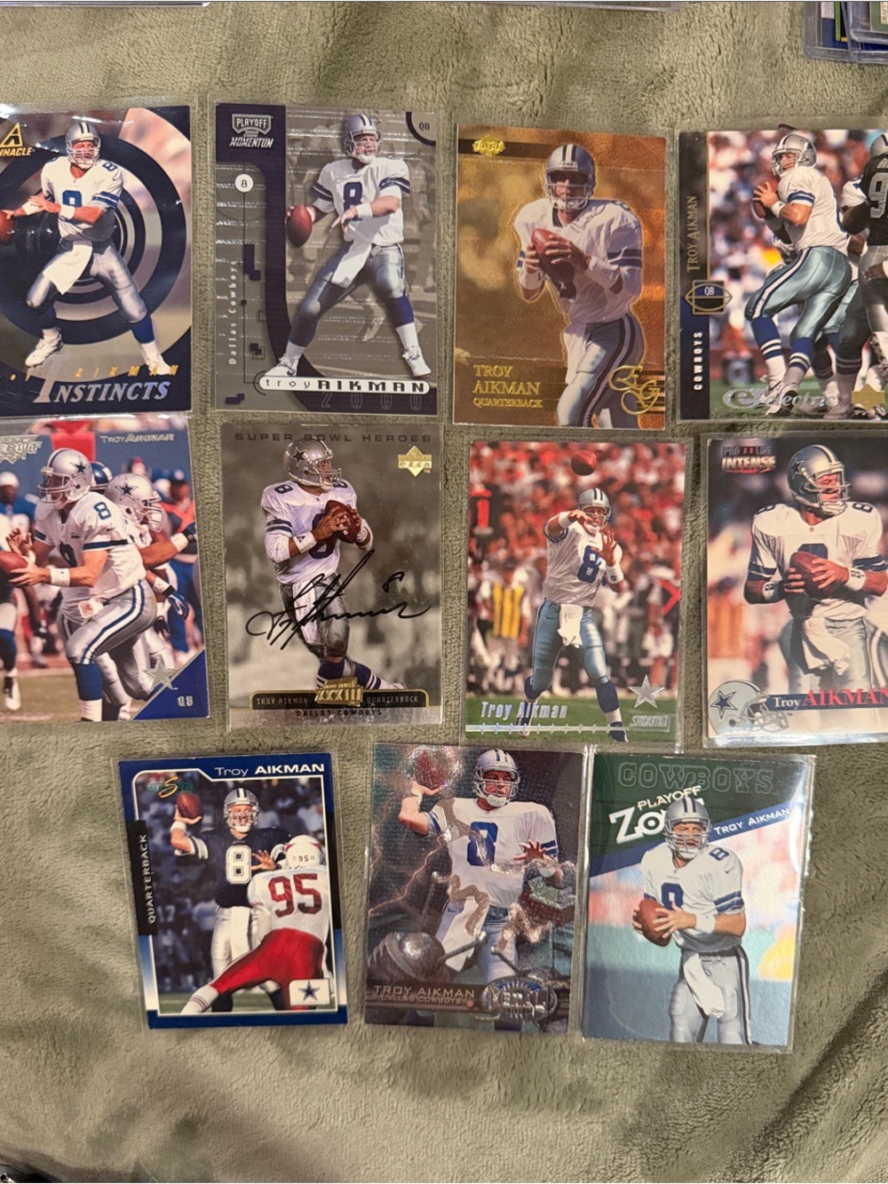 Topps Troy Aikman Trading Card Collection - Blue/White